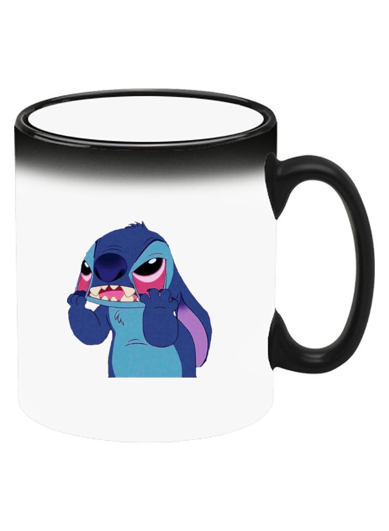 Theodor Color Changing Heat Sensitive Ceramic Mug, Image Revealed When HOT Liquid is Added! Stitch - Image 2