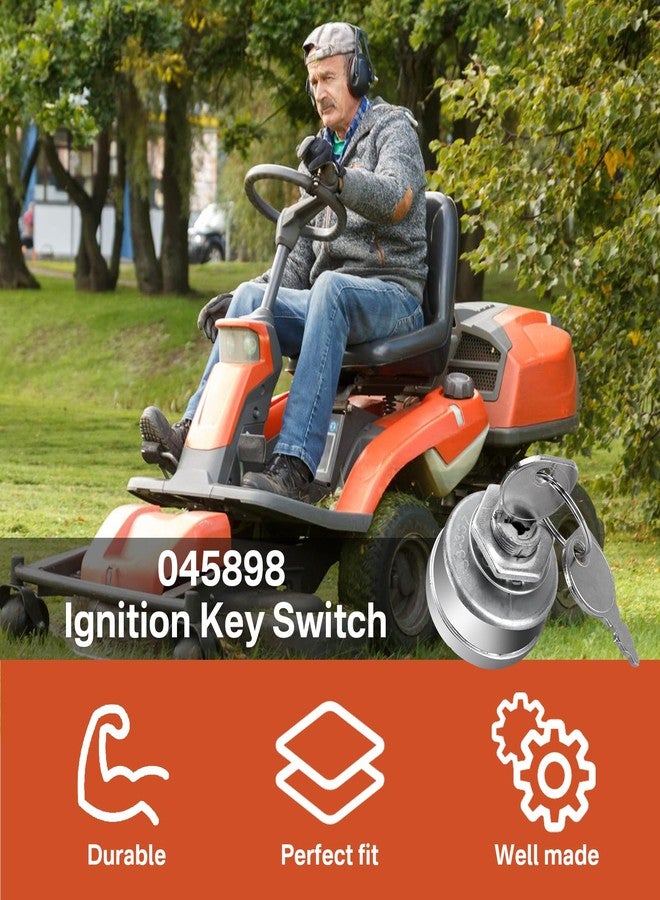 Earthtec مفتاح تشغيل الإشعال متوافق مع جزازة العشب Hustler 045898 مفتاح تشغيل مع مفتاحين مناسب لـ Exmark Lazer Z وSuper Z وHydro Walk Behind - Image 4