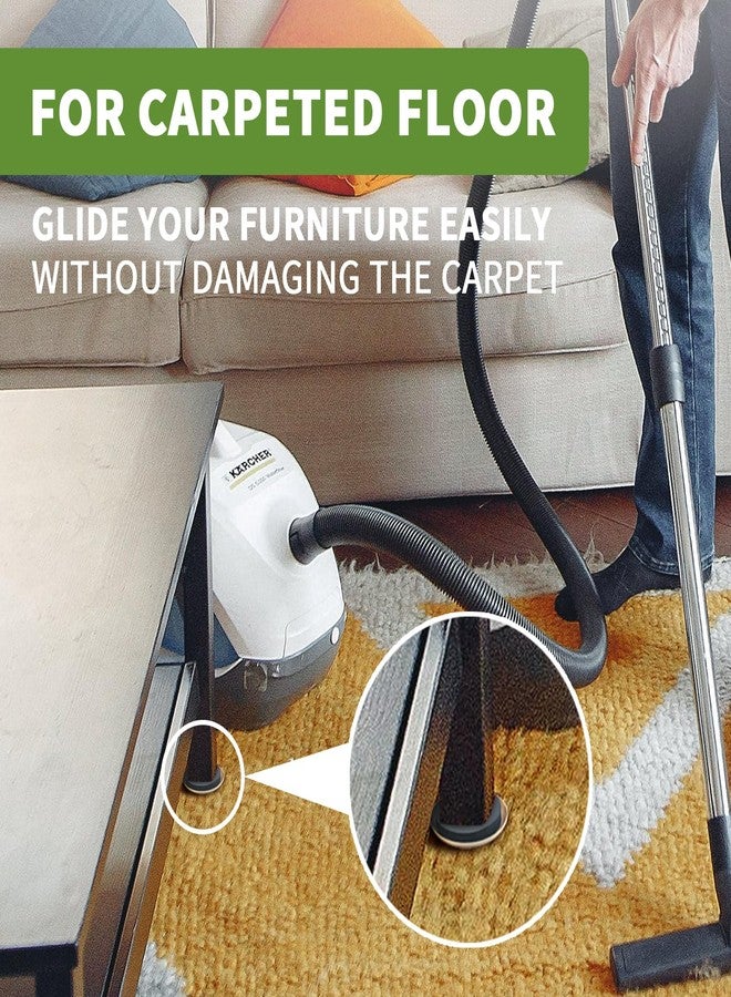 COVERCORNER Furniture Sliders for Carpet 8 PCS - 2 1/2 inch Furniture Moving Slider Chair Legs Floors Protectors Furniture Movers Sliders - Move Your Furniture Easy & Safely(for Carpet) Beige Coffee - Image 5