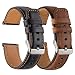 Snowoxen Galaxy Watch 46mm Band 2 Pack Compatible with Samsung Galaxy Watch 8 Classic 46mm and Galaxy 46mm Watch Bands Width 22mm Watch Band Quick Release Leather Straps Unisex Size BlackBrown - Image 2