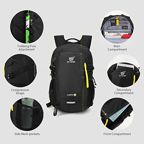SKYSPER Small Hiking Backpack, 20L Lightweight Travel Backpacks Hiking Daypack for Women Men - Image 4