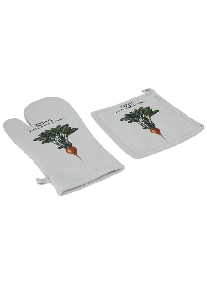 Alsaif Gloves And Pot Holders Set 20×20 Beige - Image 2