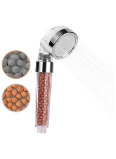Vicloon Shower Head, Ionic Shower Head 3-Layer Filtration High Pressure Water Saving Handheld Showerheads, Shower Head Filter for Hard Water with Water Filtration Stones  - Image 1