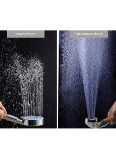 Vicloon Shower Head, Ionic Shower Head 3-Layer Filtration High Pressure Water Saving Handheld Showerheads, Shower Head Filter for Hard Water with Water Filtration Stones  - Image 4