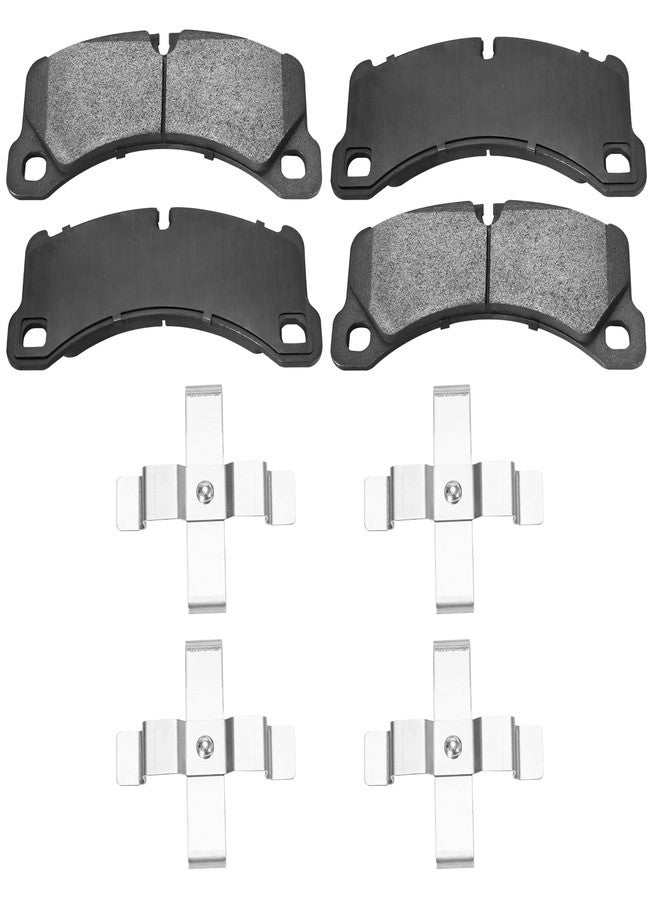 SUPLABEL Ceramic Brake Pads for 2011-2018 Porsche Cayenne 2017-2020 Panamera Front Brake Pads HZ1452 w/Hardware Replacement - Image 1