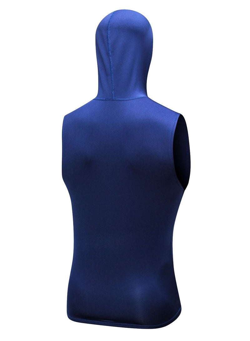 Loquat Men Quick Dry Breathable Elastic Coat Dark Blue  - Image 2