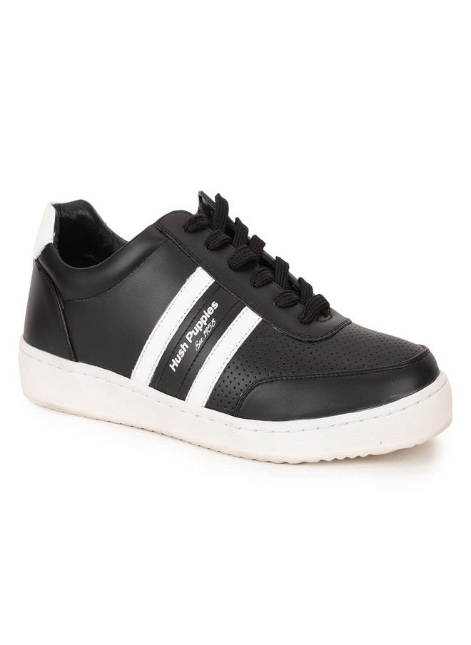 Hush Puppies - Hush Puppies Men's Smith 1958 Sneakers (8216912_Black_8 UK) - Image 1