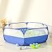 TRENDPLAY Foldable Ball Pit for Toddlers Large Pop Up Ball Pits Kids Play Tent Crawl Playpen Ball Pool Playhouse Playpen with Storage Bag for Boys Girls Dogs Cats Ferrets Indoor Outdoor Blue - Image 4