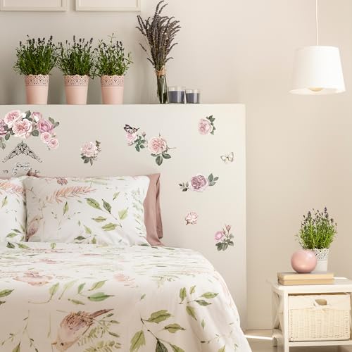 Joeyan Rub on Transfers for Crafts and Furniture - 2 Large 12"x18" Sheets Decorative Vintage Stickers and Decals, DIY Home Decor for Wood Glass Metal Porcelain Paper Plastic, Paris Flower Memory - Image 4
