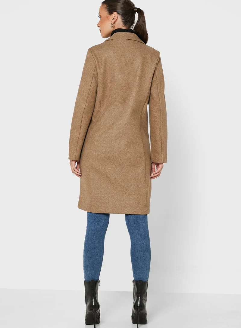 VERO MODA Double Breasted Longline Jacket