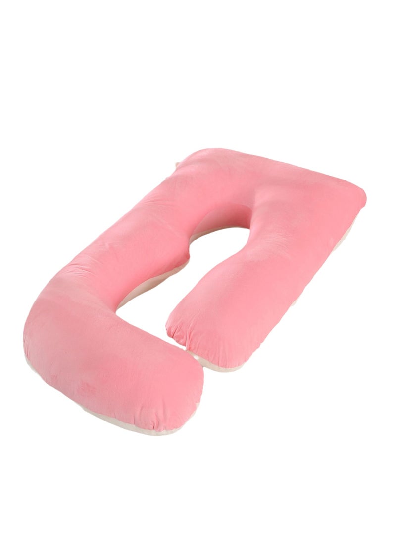 Crystal Velvet Maternity Pillow Maternity Belly Support Pillow Core Side Sleeping Pillow Waist Support Pillow - Image 1