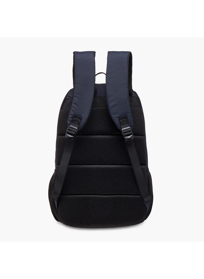 Kappa Unisex Solid School Backpack with Adjustable Straps and Zip Closure - 14x30x46 cm