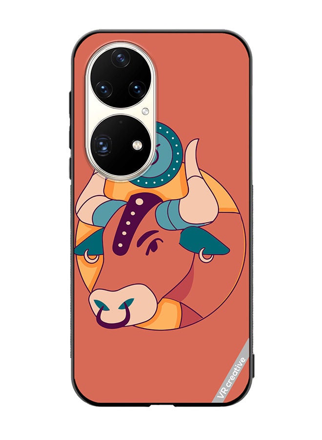 VR CREATIVE Protective Case Cover For Huawei P50 Pro Ox Zodiac Signs Design Multicolour - Image 1