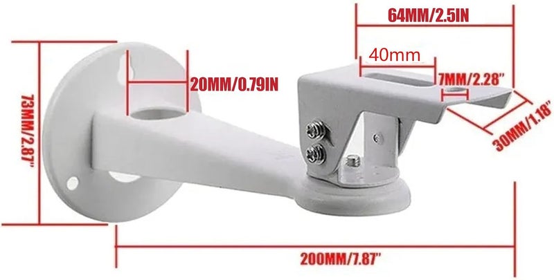 ZJchao Projector Wall Mount 360 Degrees Rotatable Aluminum Alloy Shock Mini Projector Hanger Office School Home - Image 1