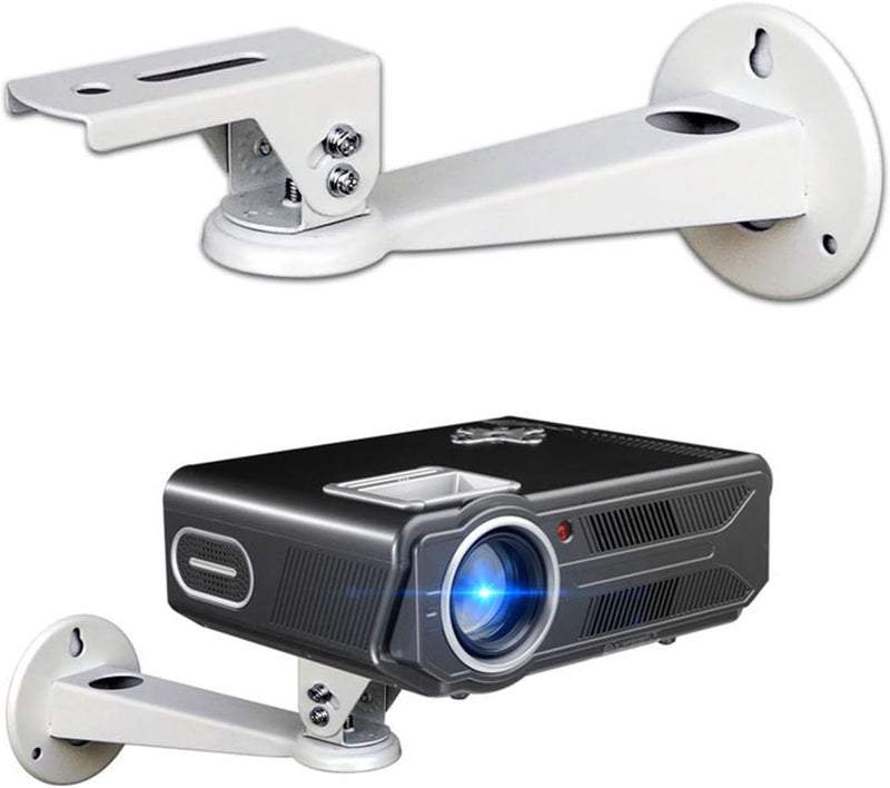 ZJchao Projector Wall Mount 360 Degrees Rotatable Aluminum Alloy Shock Mini Projector Hanger Office School Home - Image 2