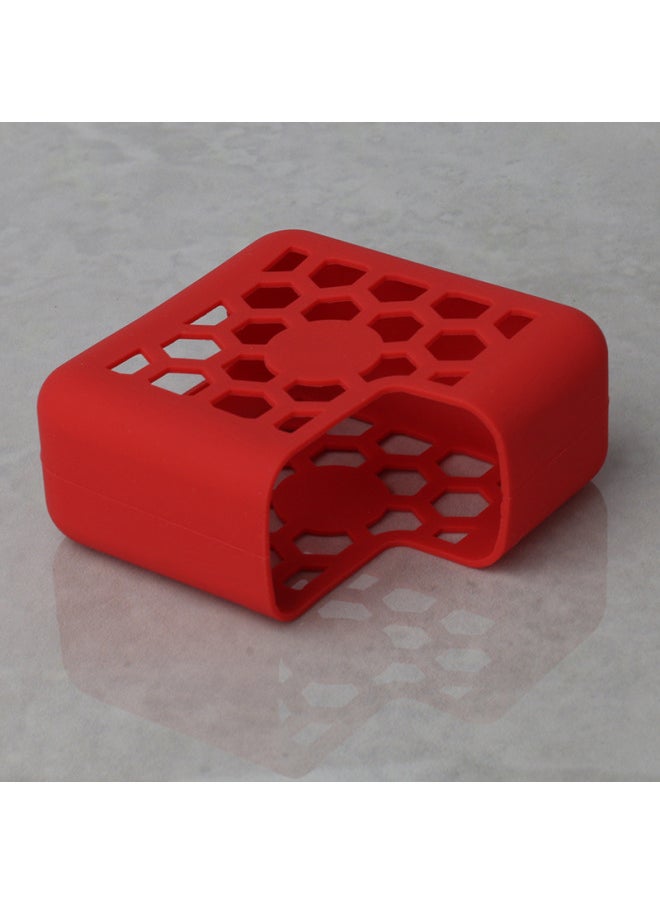 Generic - For Apple MacBook Laptop Power Adapter Protective Case Charger Silicone Case-Color:Red-Applicable Model:60W 61W 13 Inch Pro/13 Inch Retina(A1278/A1502/A1706/A2289) - Image 1