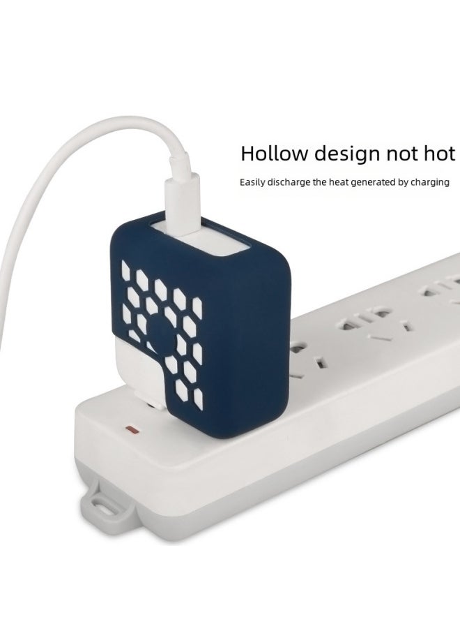 Generic - For Apple MacBook Laptop Power Adapter Protective Case Charger Silicone Case-Color:Red-Applicable Model:60W 61W 13 Inch Pro/13 Inch Retina(A1278/A1502/A1706/A2289) - Image 1