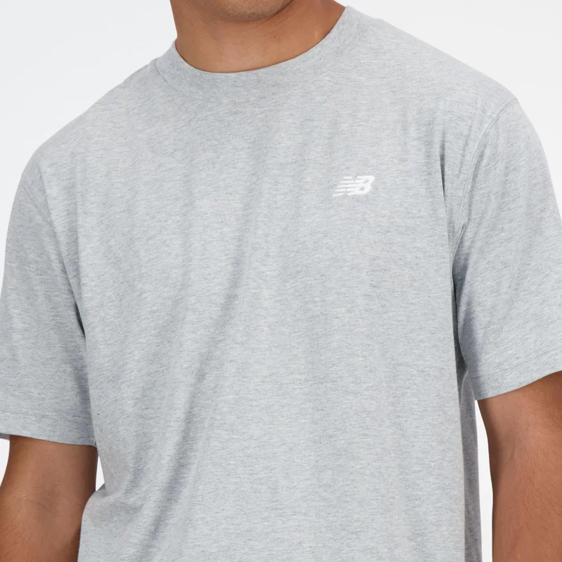 New Balance Athletic Grey Sport Essentials Cotton T-Shirt for Men | Best Price UAE