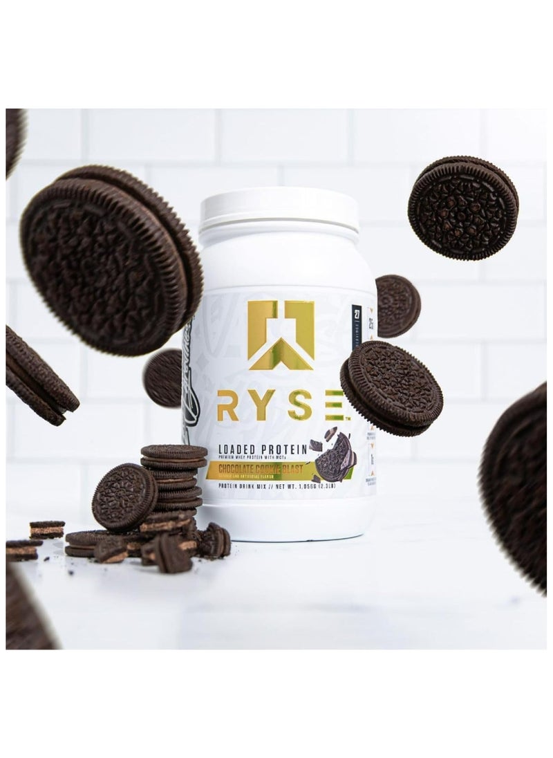 RYSE - Loaded Premium Whey Protein, Chocolate Cookie Blast, 54 servings - Image 1