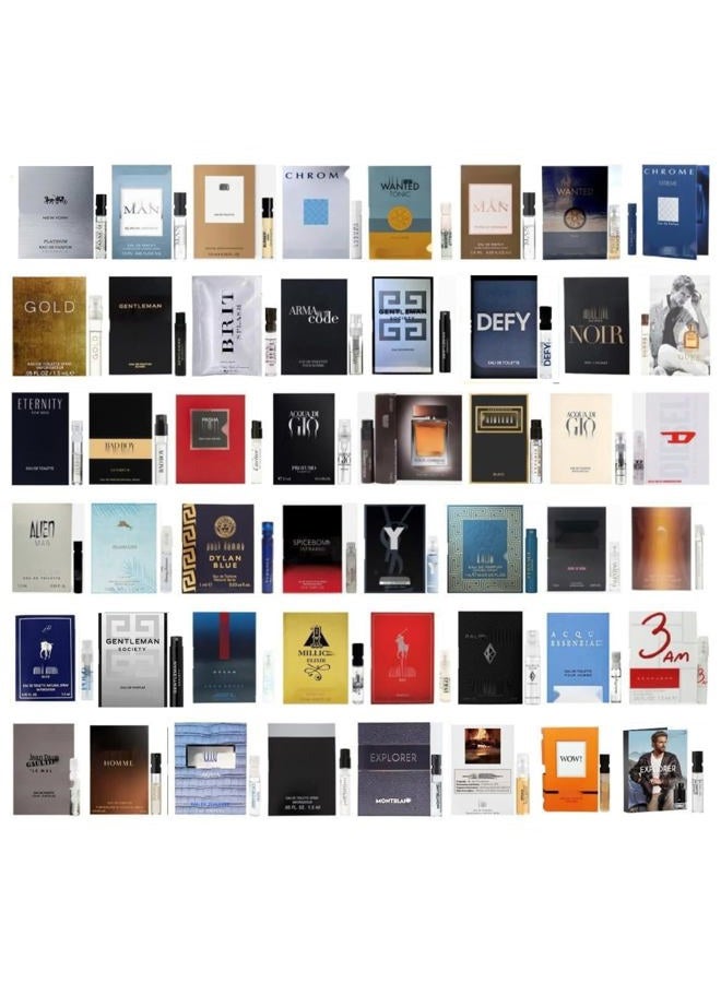 Tradeberry Cologne 11 Designer Samples Vials For Men with Organza Bag - Image 4