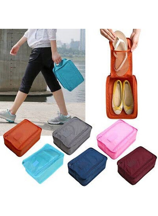 SHIELD PLUS Multipurpose Travelling Clothing Shoe Storage Footwear Portable Organiser STORAG Bag|Color May Vary(Pack of 3COMBO) - Image 2