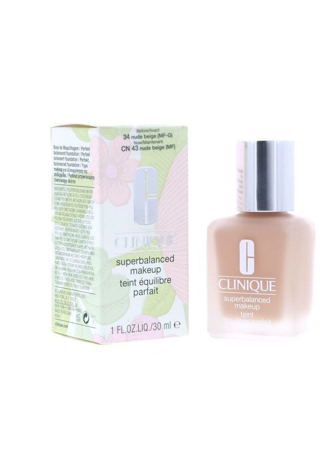 Superbalanced - , New Clinique Makeup Foundation 30 ml, 34 Nude Beige MF-G, 1 Fl Oz - Image 1