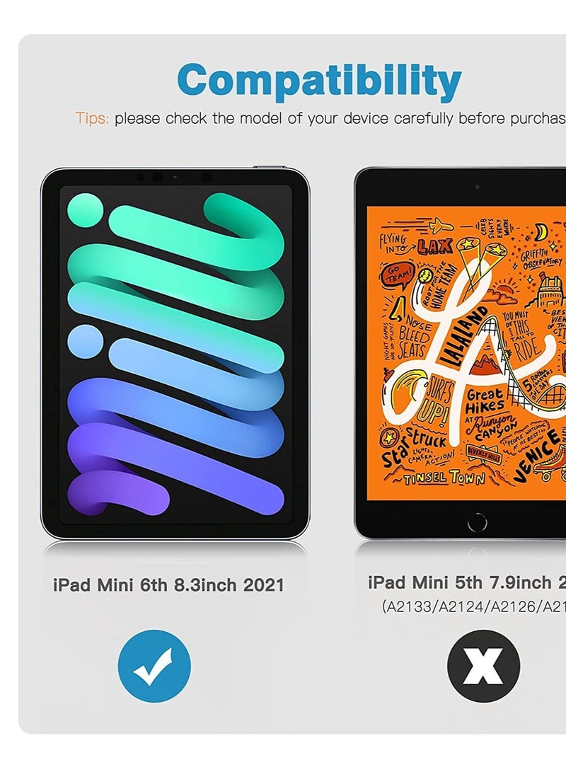 Paperfeel Screen Protector Compatible with iPad Mini 7th 8.3 inch 2024 and iPad Mini 6 8.3 inch 2021, Anti-Glare/Drawing and Writing Smooth/Support Apple Pencil Protector Film, Matte - Image 2