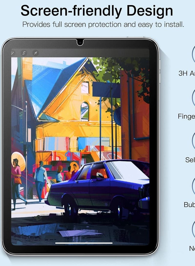 Paperfeel Screen Protector Compatible with iPad Mini 7th 8.3 inch 2024 and iPad Mini 6 8.3 inch 2021, Anti-Glare/Drawing and Writing Smooth/Support Apple Pencil Protector Film, Matte - Image 3