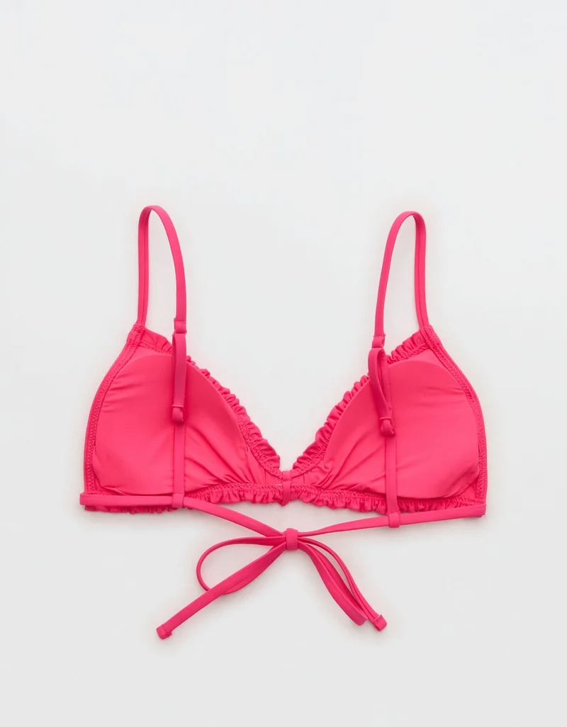 Aerie Aerie Ruffle Triangle Bikini Top