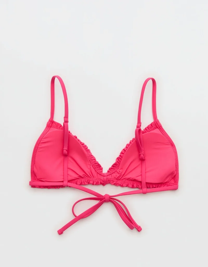 Aerie  Aerie Ruffle Triangle Bikini Top for Women | Best Price UAE