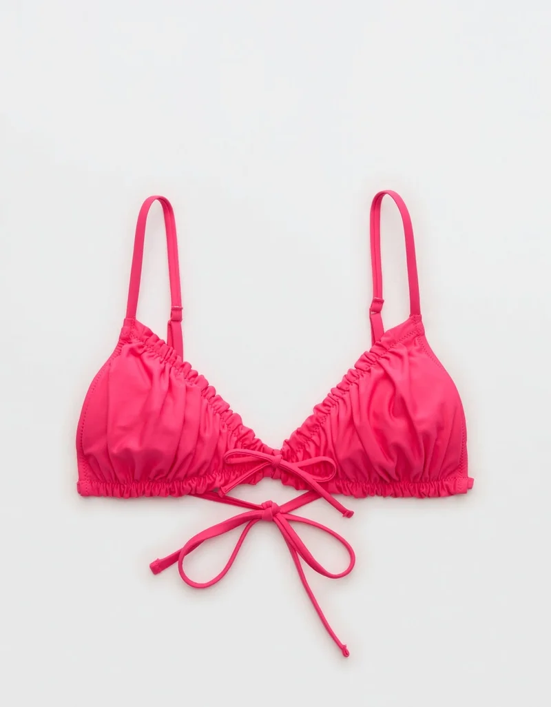 Aerie  Aerie Ruffle Triangle Bikini Top for Women | Best Price UAE