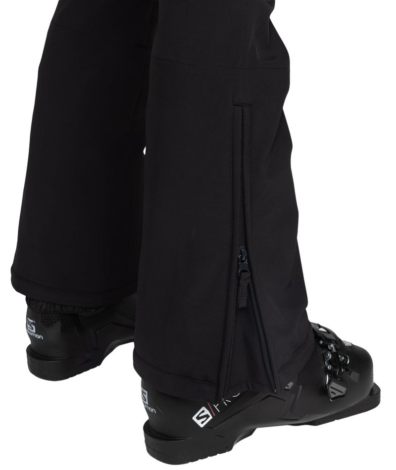 Roxy Women's Summit Softshell Bib Pants â€“ 15K Waterproof SLIM Fit Snow Bib, Stretch Fabric, Knee Padding, Anthracite, Medium - Image 4