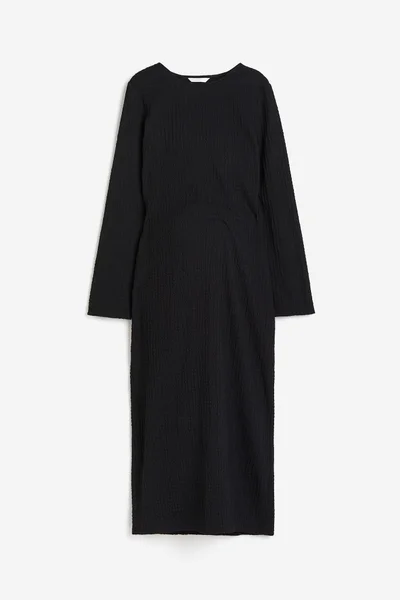 H&M Textured Jersey Dress
