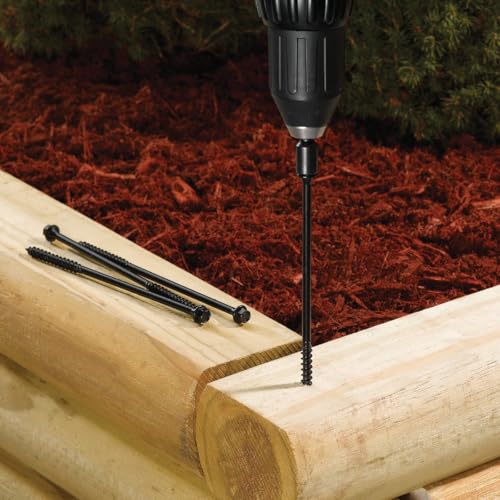 FastenMaster FMTLOK08-12 TimberLOK Heavy-Duty Wood Screw, 8 Inches, 12-Count,Black - Image 2