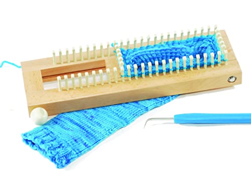 Authentic Knitting Board Sock Loom Original, Fine Gauge Wood Loom - Image 3
