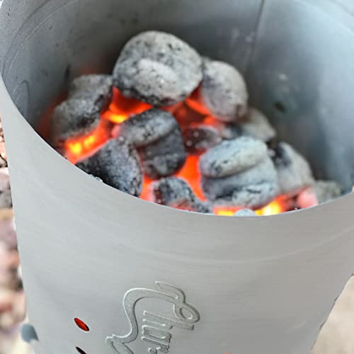 Char-Griller شعلة شواية الفحم من شار-غريلر® مع زر إطلاق سريع لإشعال الفحم بسرعة، متوافقة مع أي شواية فحم، 12 بوصة - Image 5