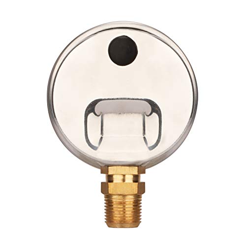 MEASUREMAN 1-1/2" Dial Size, Glycerin Filled Fuel Pressure Gauge, 304 Stainless Steel case, 0-15Psi, +/-3-2-3%, 1/8" NPT Lower Mount - Image 5