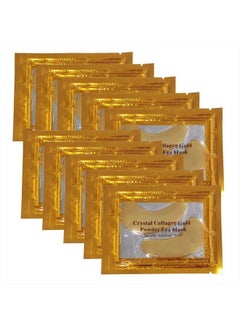 24K Gold Powder Gel Collagen Eye Masks Sheet Patch, Remove Bags,Dark Circles &Puffiness,Reduce Wrinkle,Moisturising,Hydrating,Uplifting Whitening,for Blackheads (10 Pairs) - pzsku/Z16BC4F27F627876220B5Z/45/_/1681153335/c9f968ad-8f2e-4408-adca-a117f4ae991c