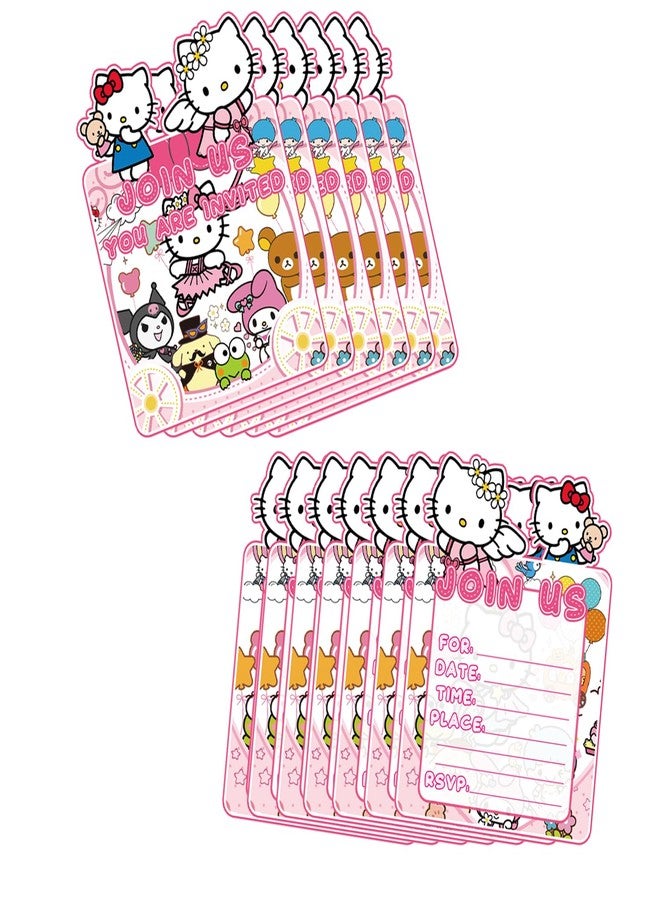 MUSNOW 20Pcs KT birthday party supplies Invitation card for Melod birthday party decoration (invitations) - Image 1