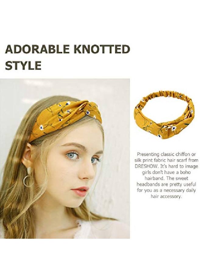 DRESHOW 20 Pack Turban Headbands For Women Twisted Hair Bands Face Vintage Cross Elastic Head Wrap Hair Accessories  - Image 4