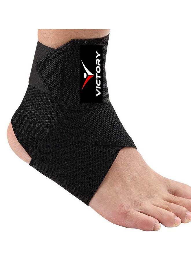 Victory Cotton Adjustable (Pack Of 1) Ankle Brace Support Compression Foot Pain Relief Ankle Support - Image 1