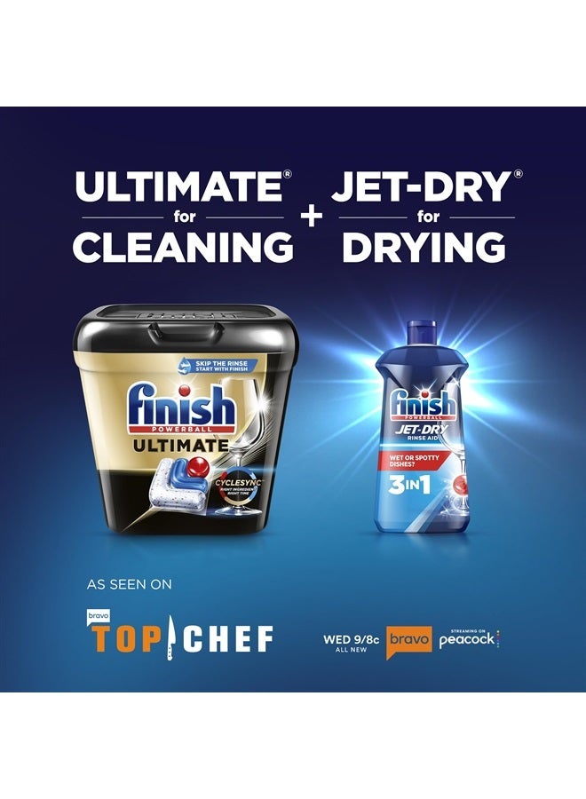 Finish Jet-Dry Liquid Rinse Aid, Dishwasher Rinse and Drying Agent, 23 fl oz, Packaging may vary - Image 4