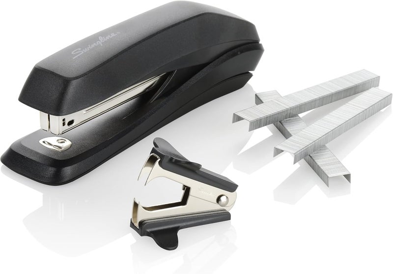 Swing Line Stapler Value Pack, 20 Sheet Capacity, Jam Free, includes Stapler, 1250 Staples and Staple Remover, Black (54567) - Image 1