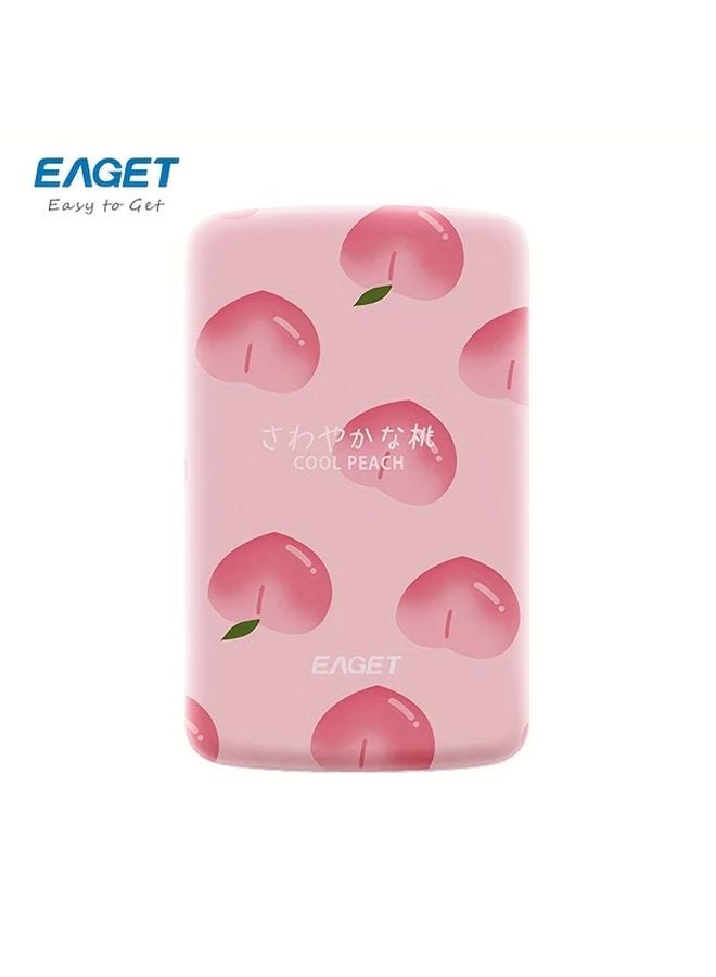 Pink 500GB Portable Mechanical External Hard Drive For Laptop Computer - Image 1