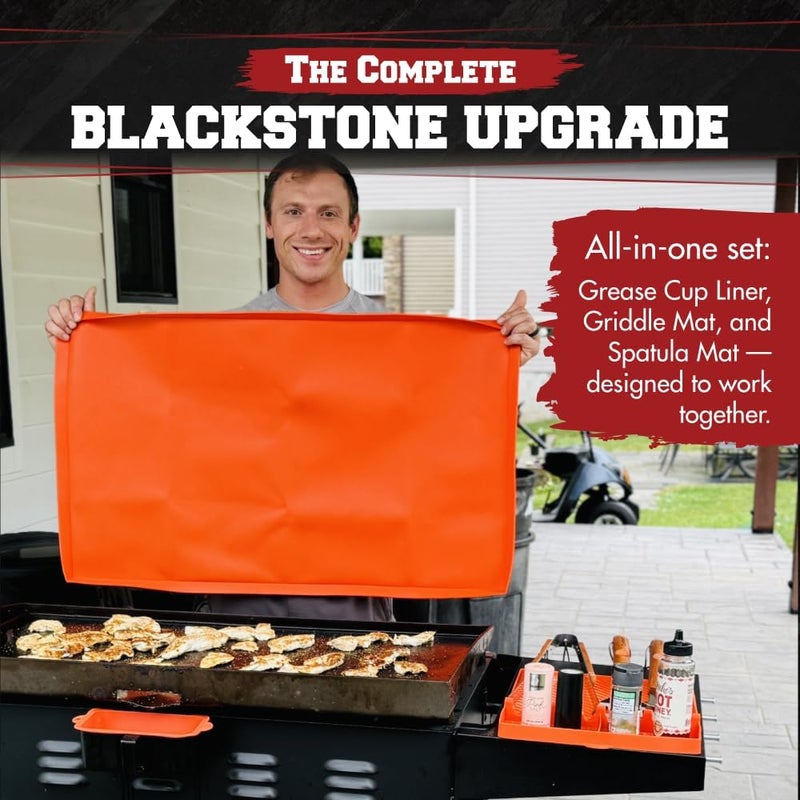 Kitchen perfection أرضيات مقلاة سوداء بقياس 28 بوصة + لوح تقليب - Image 2