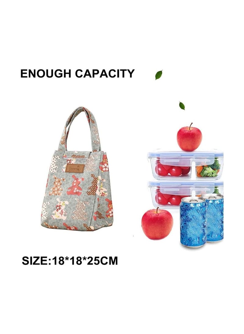 Cool Baby - Lunch Bag Printing Portable Insulated Thermal Cooler Box Lunch Food Storage Bag Picnic Container Sac A Lunch Canvas - Image 1