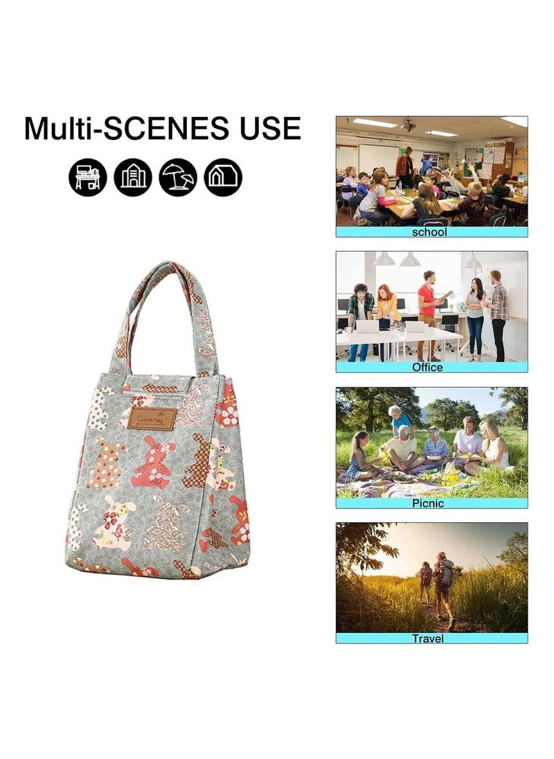 Cool Baby - Lunch Bag Printing Portable Insulated Thermal Cooler Box Lunch Food Storage Bag Picnic Container Sac A Lunch Canvas - Image 1