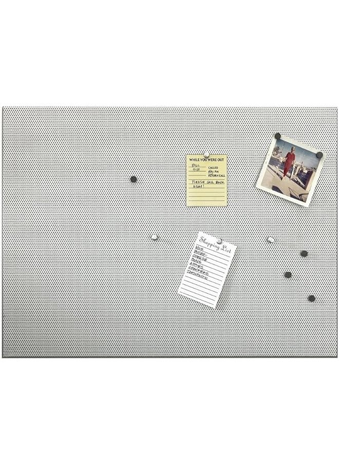 UMBRA - Bulletboard – Cork Board Bulletin Board And Magnetic Board For Walls – Modern Look With Dual Surface Design – Includes 12 Pushpins And 12 Magnets 21X15 Inches - Image 1