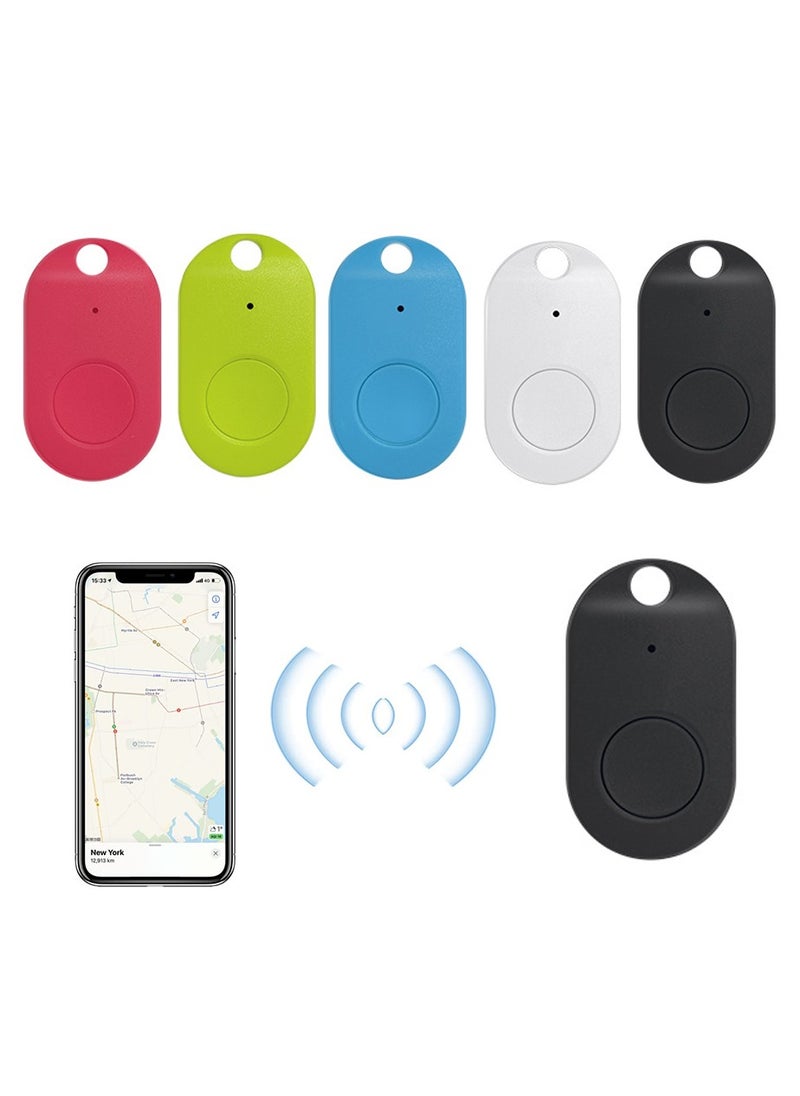 Arabest - Smart  Tracker 5 Pack Oval Shape Multi Color Wireless Key Finder Locator Mini  Tracker Anti-Lost Alarm Sensor Device Remote Finder Kids Item Finder Mobile Phone Car Wallet Luggage Pet - Image 1