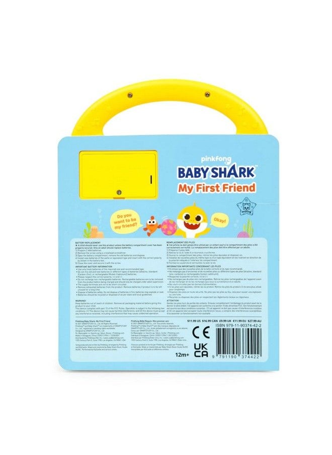 Pinkfong Baby Shark My First Friend 3 Button Sound Book With Handle Children'S Sound Books Interactive Learning Books For Toddlers Learning & Education Toys Baby Shark Gifts For Babies  - Image 4